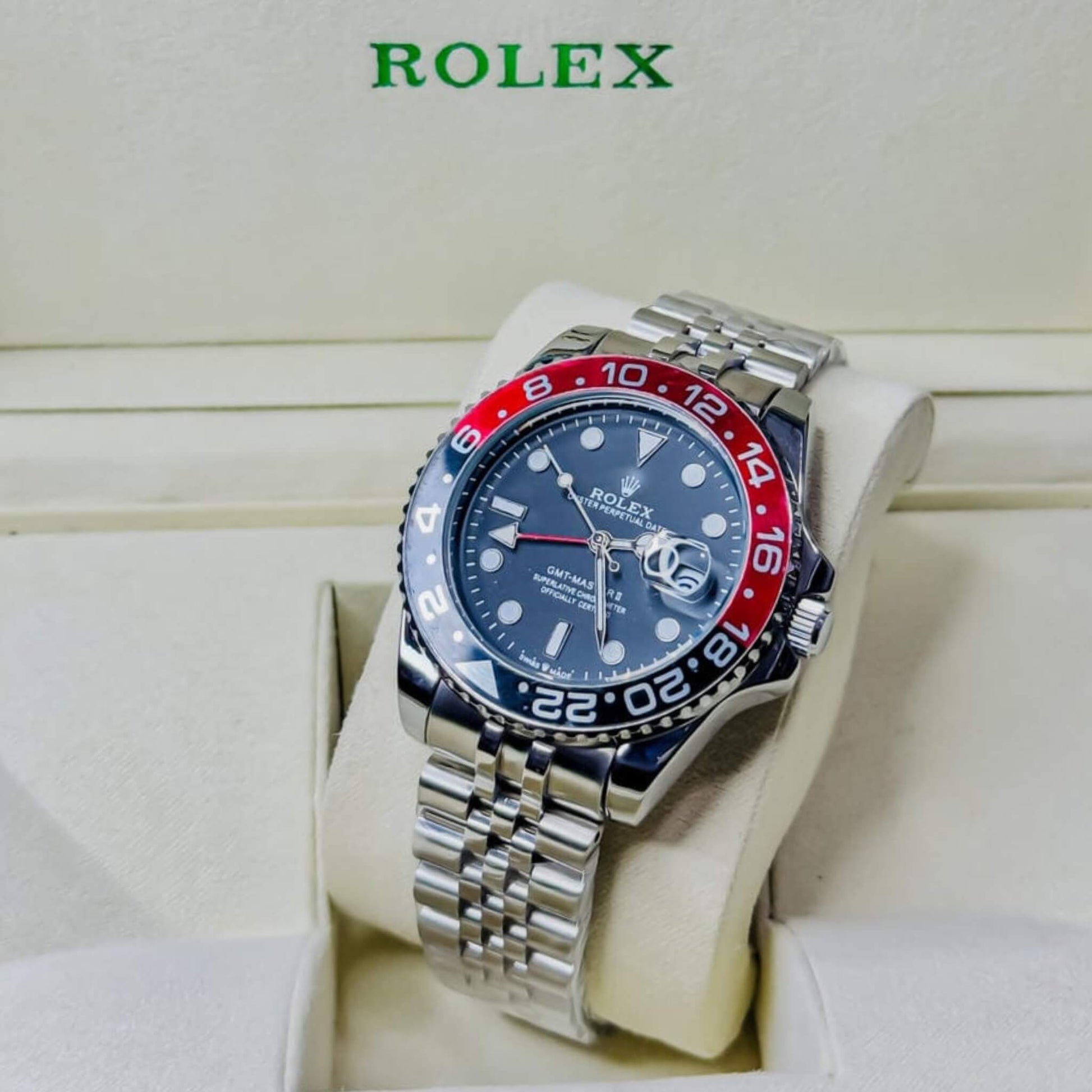 ROLEX GMT 2 Master Edition Luxury Inspired Wrist Watch SamFlixx