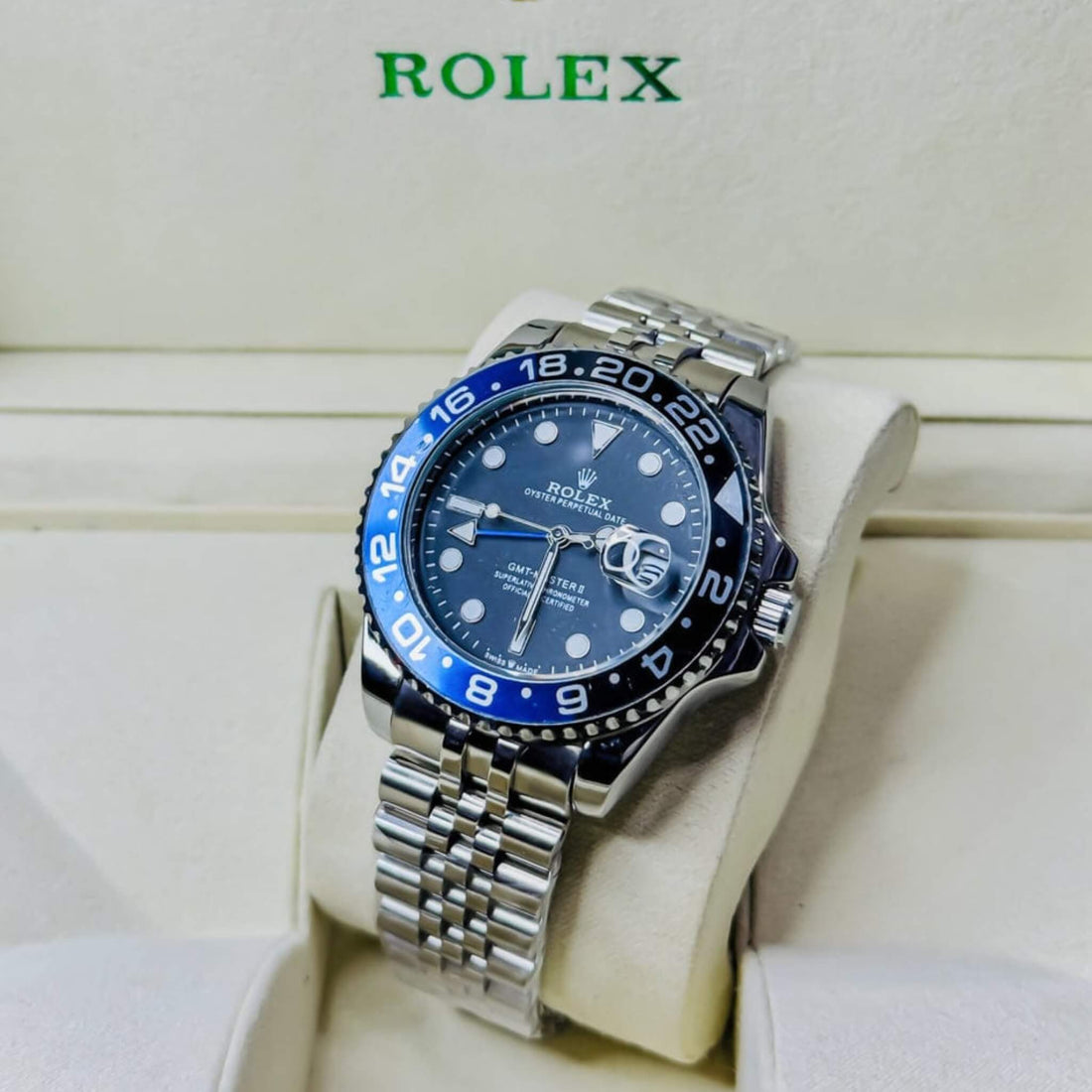 ROLEX GMT 2 Master Edition Luxury Inspired Wrist Watch SamFlixx
