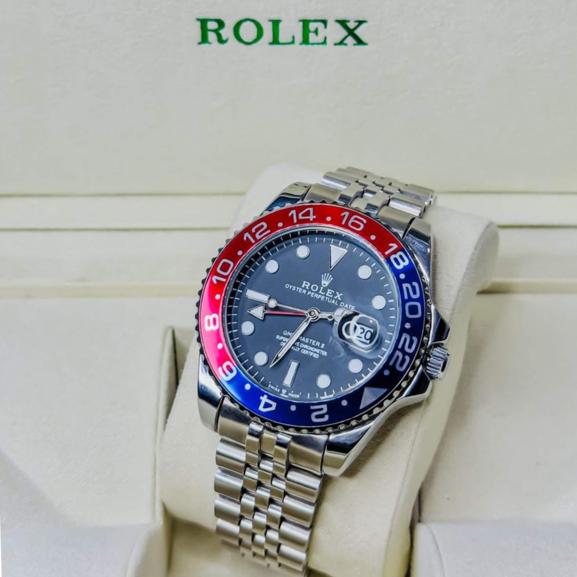ROLEX GMT 2 Master Edition Luxury Inspired Wrist Watch SamFlixx