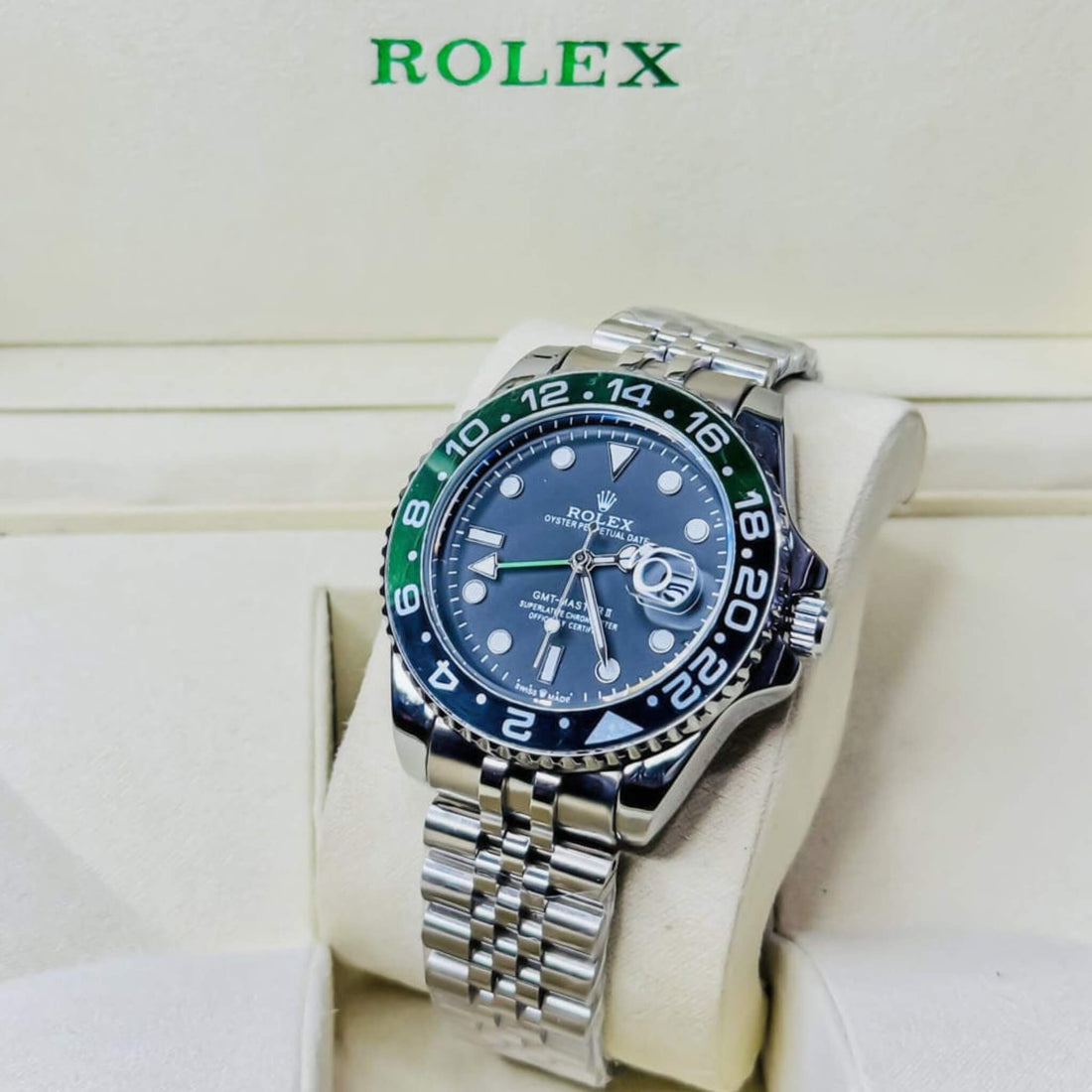 ROLEX GMT 2 Master Edition Luxury Inspired Wrist Watch SamFlixx